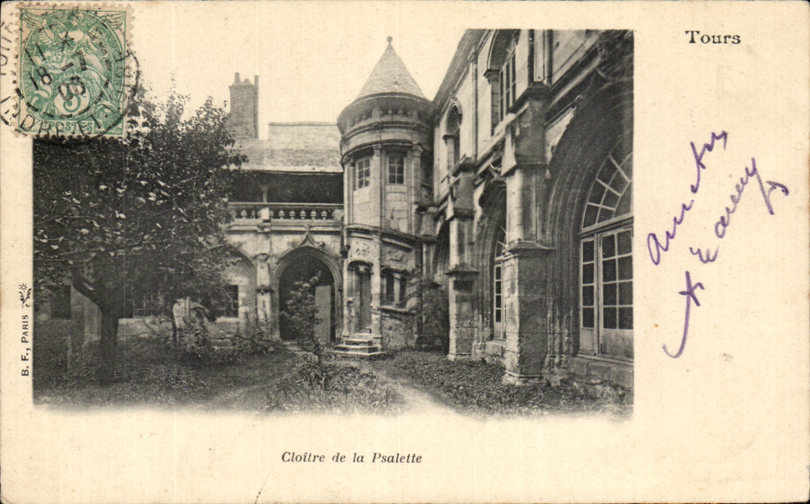 CPA Cloitre de la Psalette Tours 