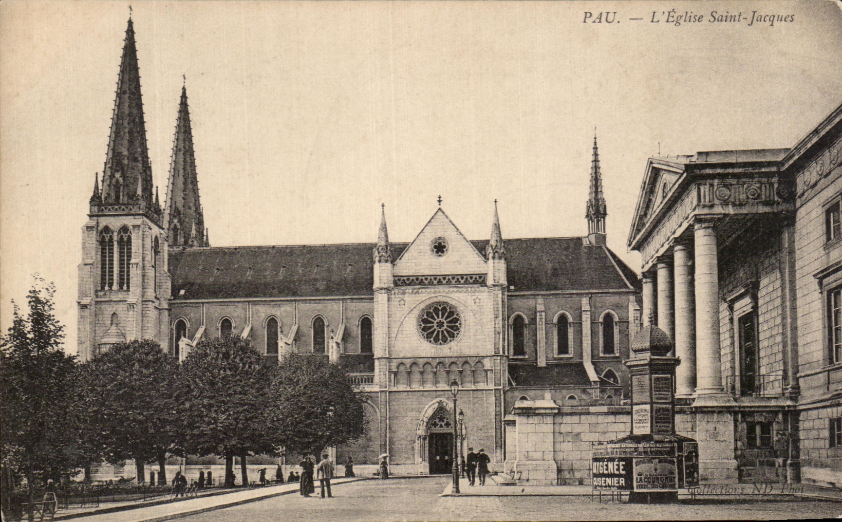 CPA Pau L'Eglise Saint Jacques