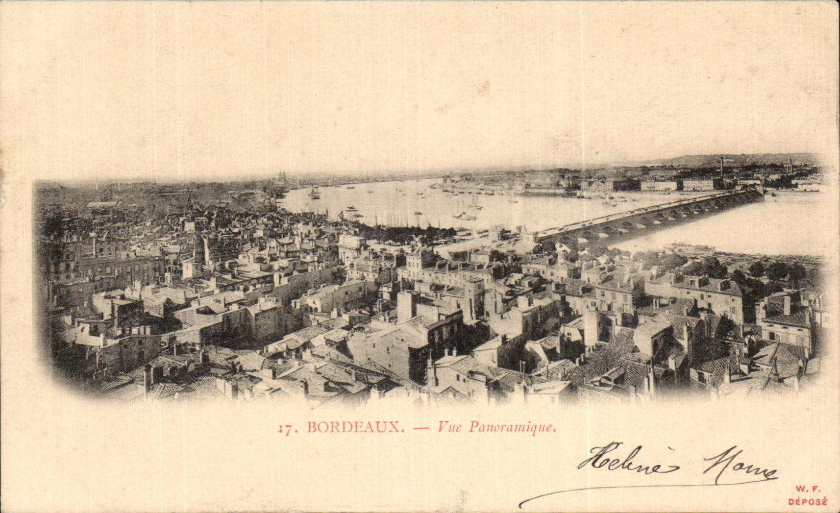 CPA Bordeaux Panoramic View