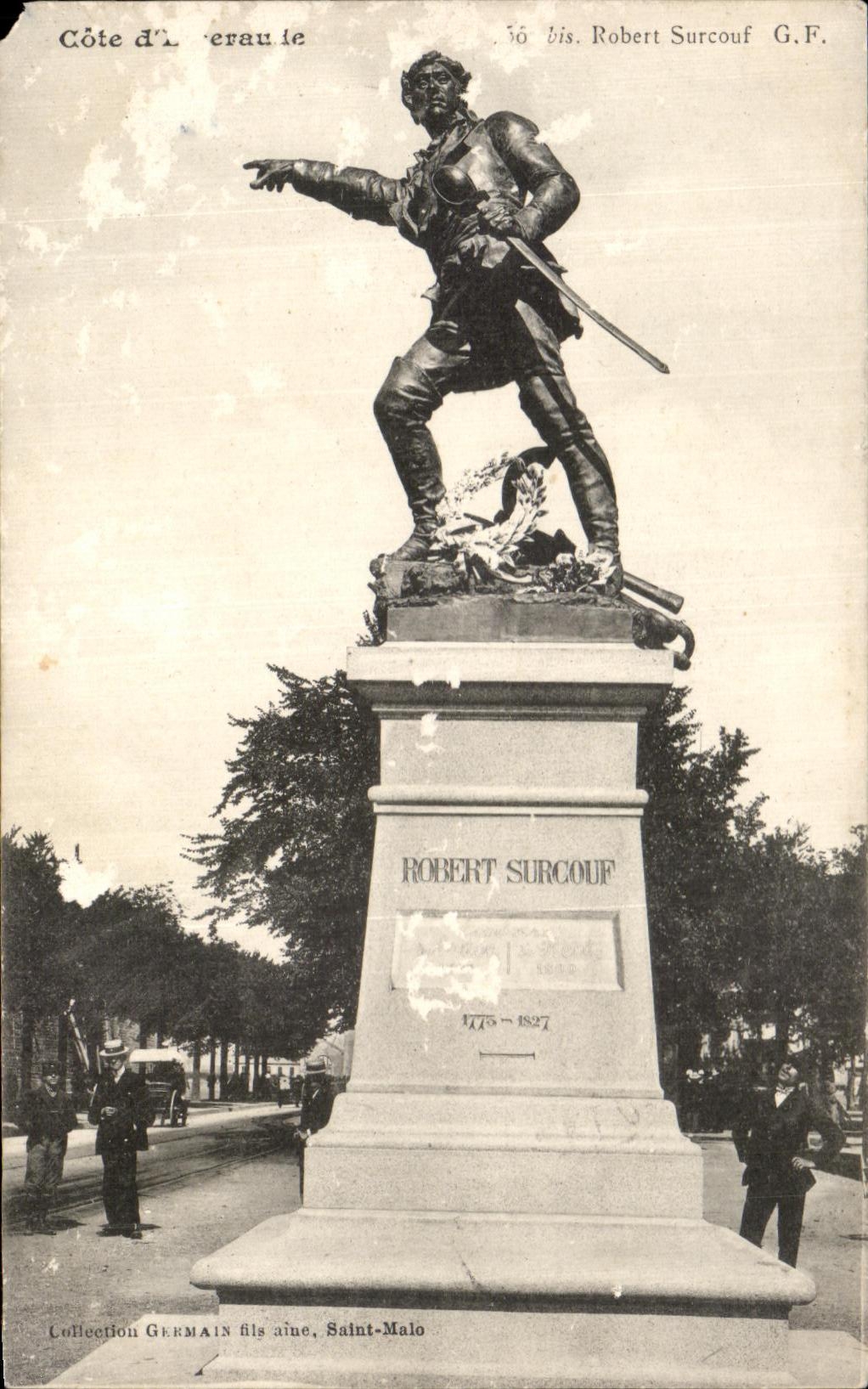 CPA Saint malo Robert Surcouf
