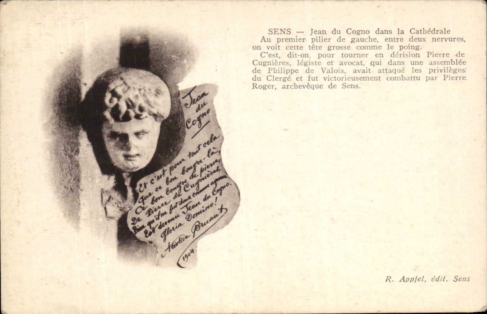 CPA Jean Sens of Cogno in the Cathedral