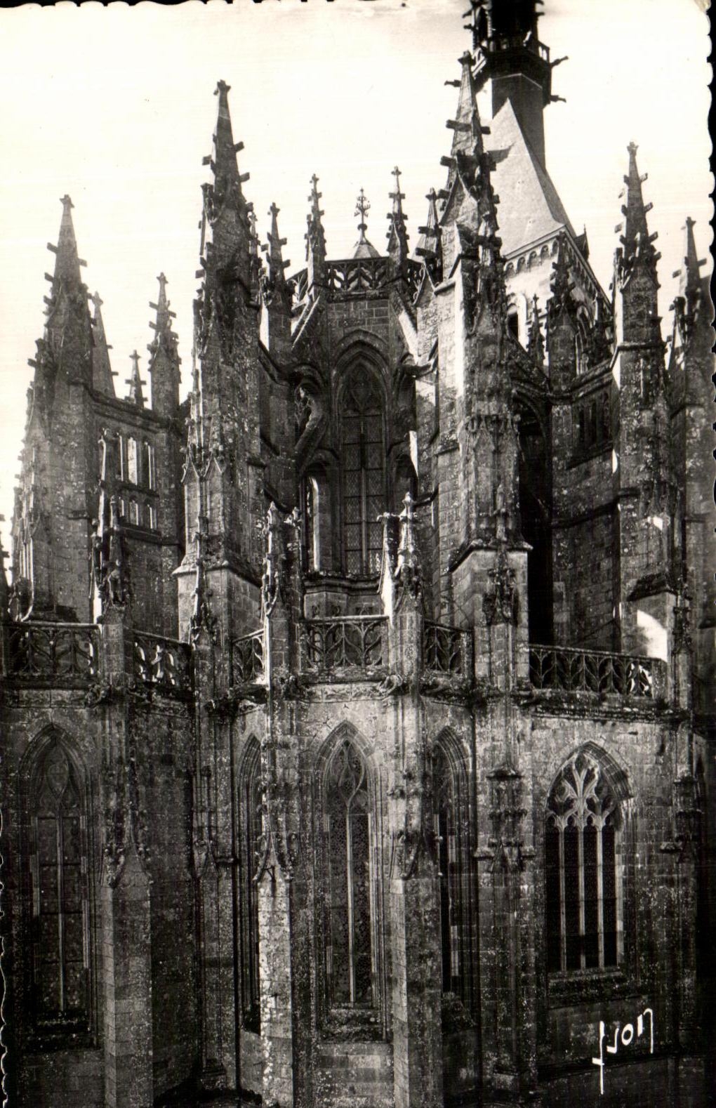 CPSM Mont Saint Michel Abbey church Chorus