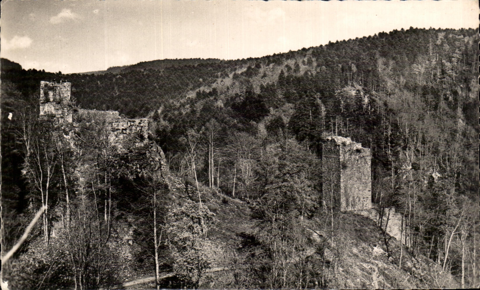 CPA Ruins of Nideck close House Forestiere Nideck