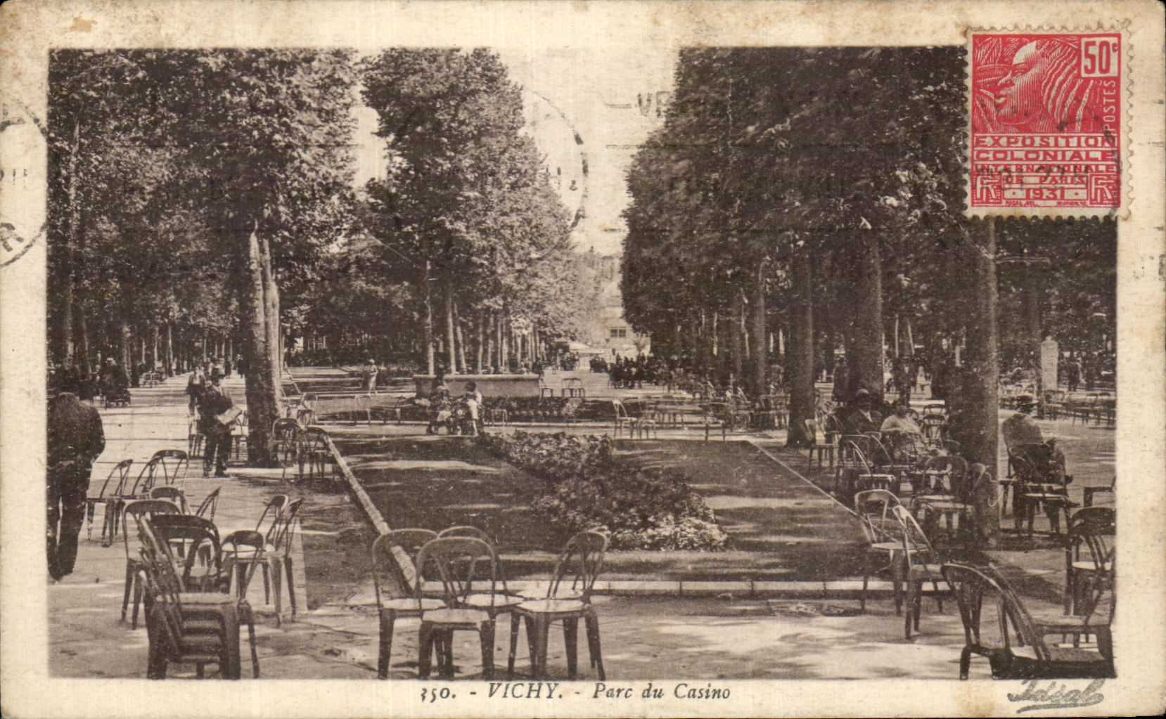 CPA Vichy Parc du Casino
