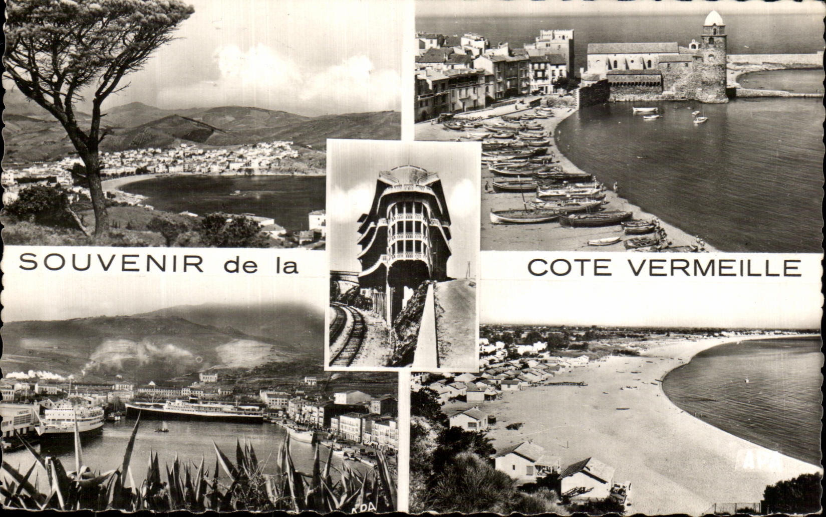 CPA Souvenir of the Vermilion Dimension Banyuls on Sea Collioure Cerbere Port Vendres Argeles