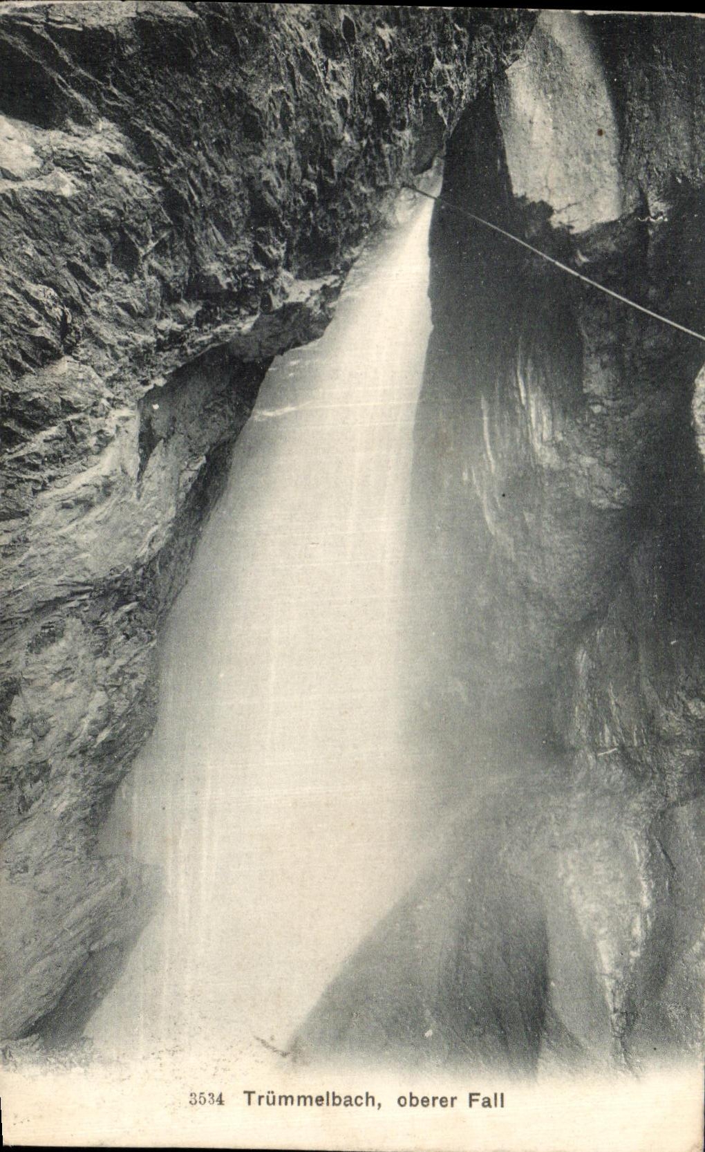 CPA Trummelbach oberer Fall