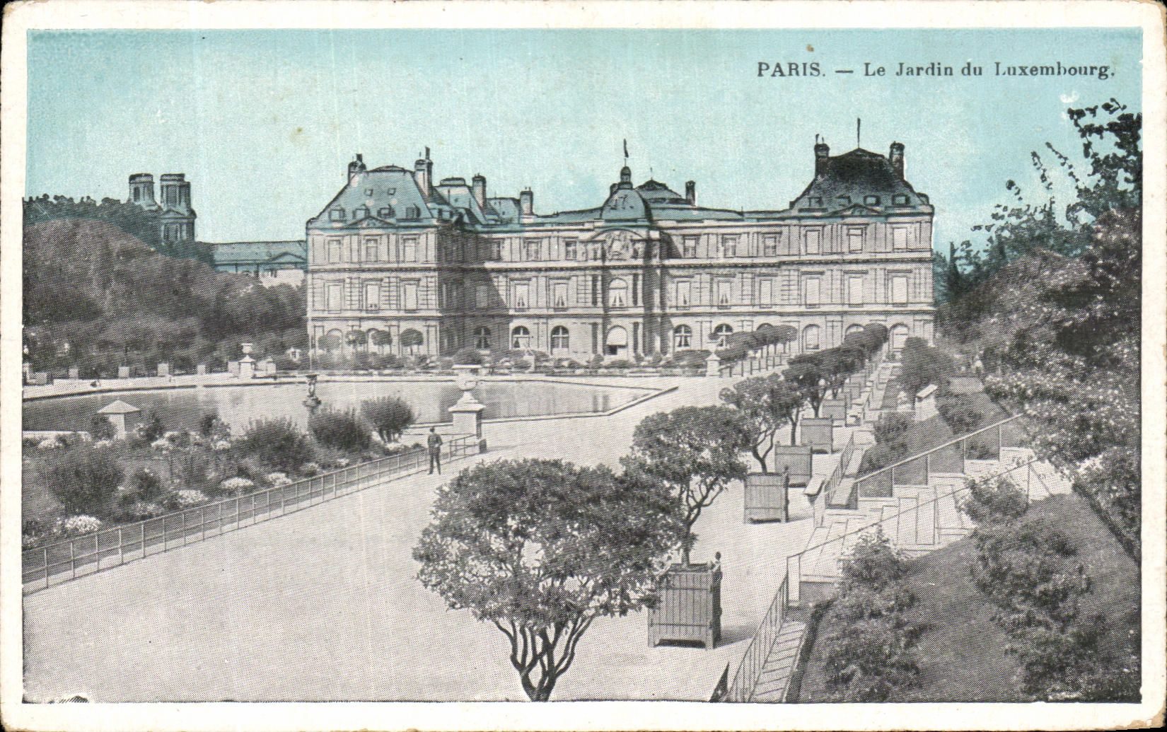 CPA Paris the Garden of Luxemhourg