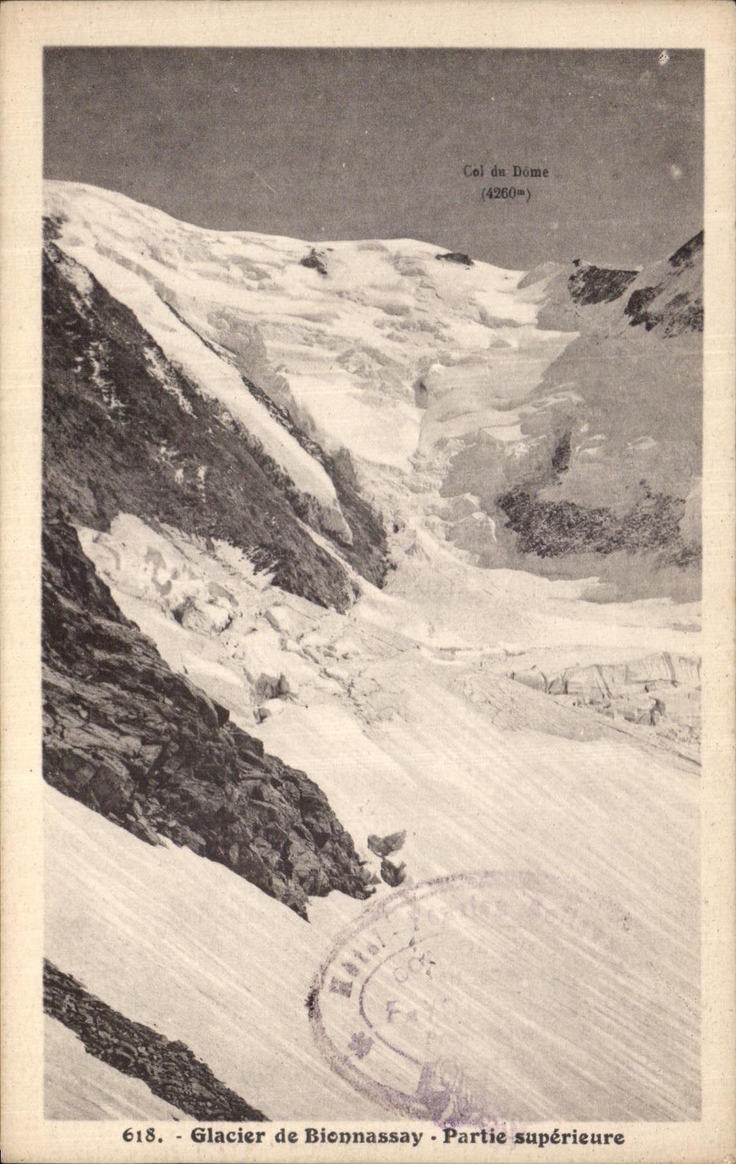 CPA Glacier of Bionnassay Upper part