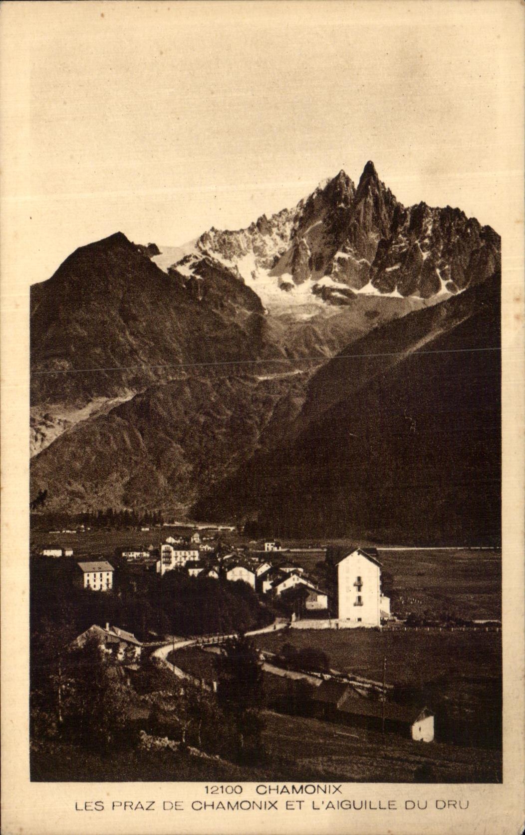 CPA Chamonix Praz De And the Needle Of Thickly