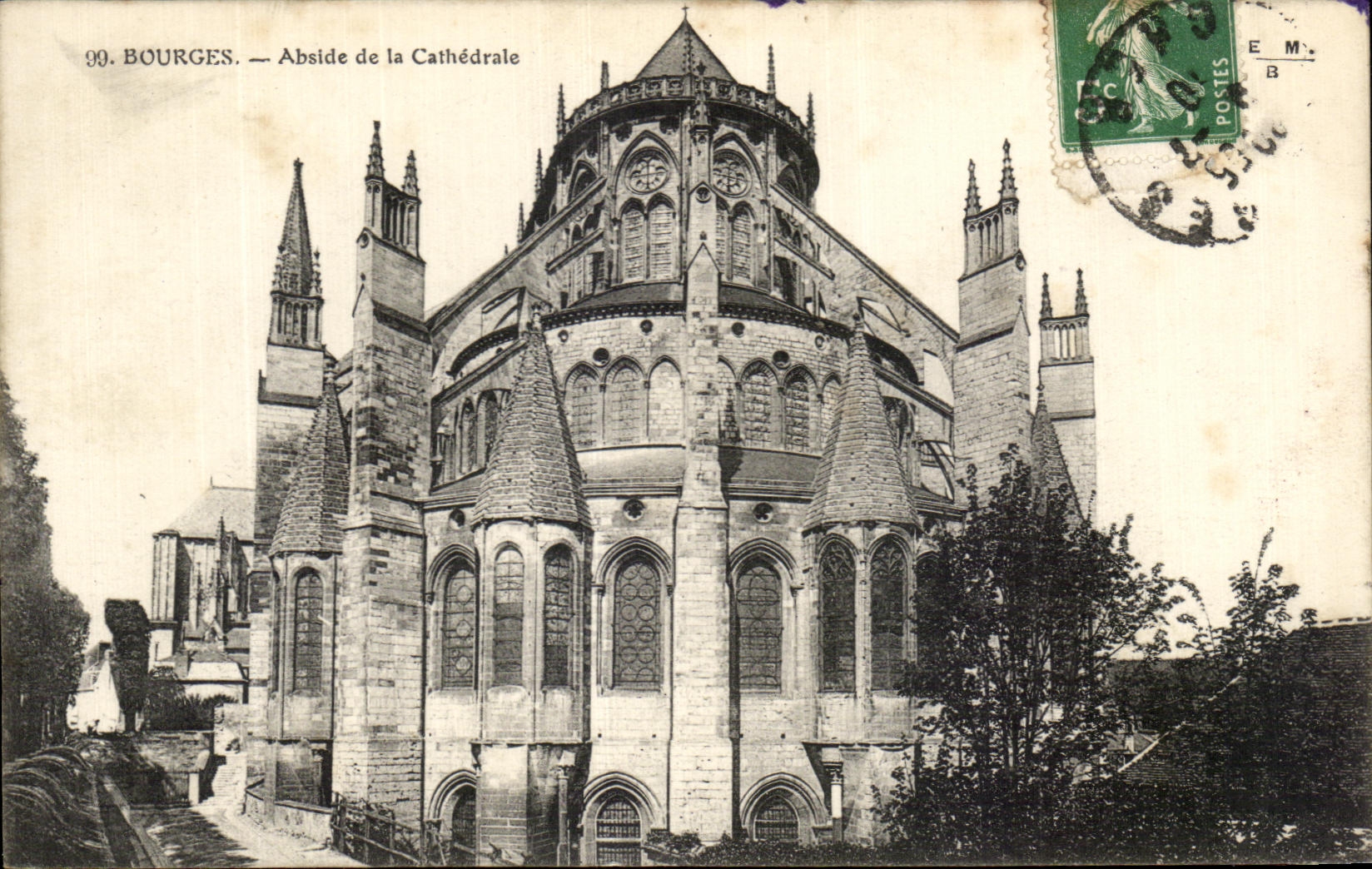 Apse de CPA Bourges de la catedral