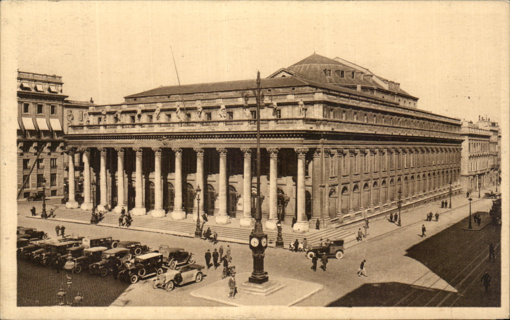CPA Bordeaux the Large Theater