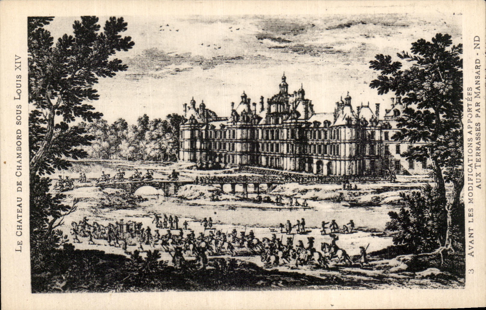 CPA Le Chateau De Chambord Sous Louis XIV