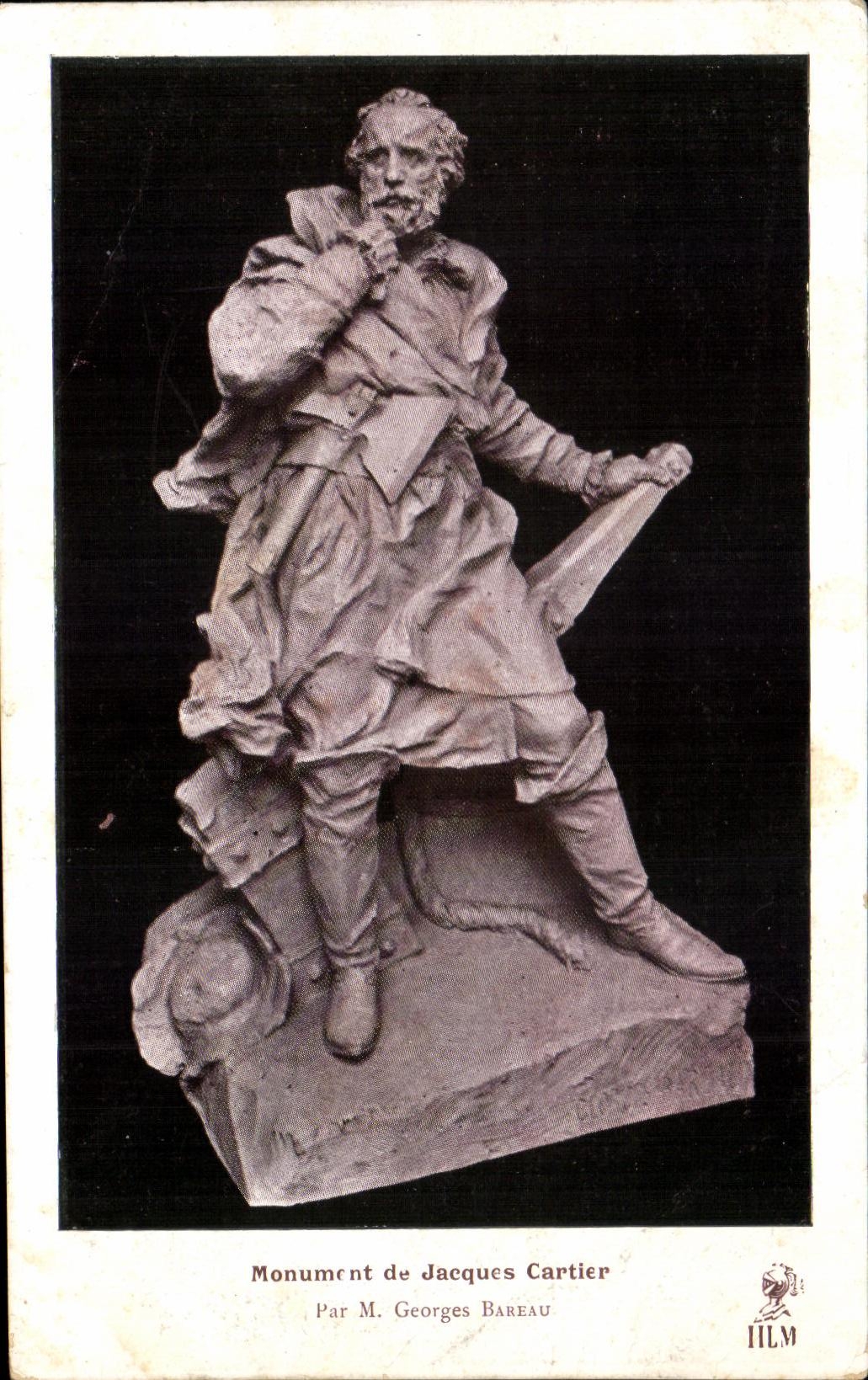 CPA Monument De Jacqes Cartier de Jorte Bareau