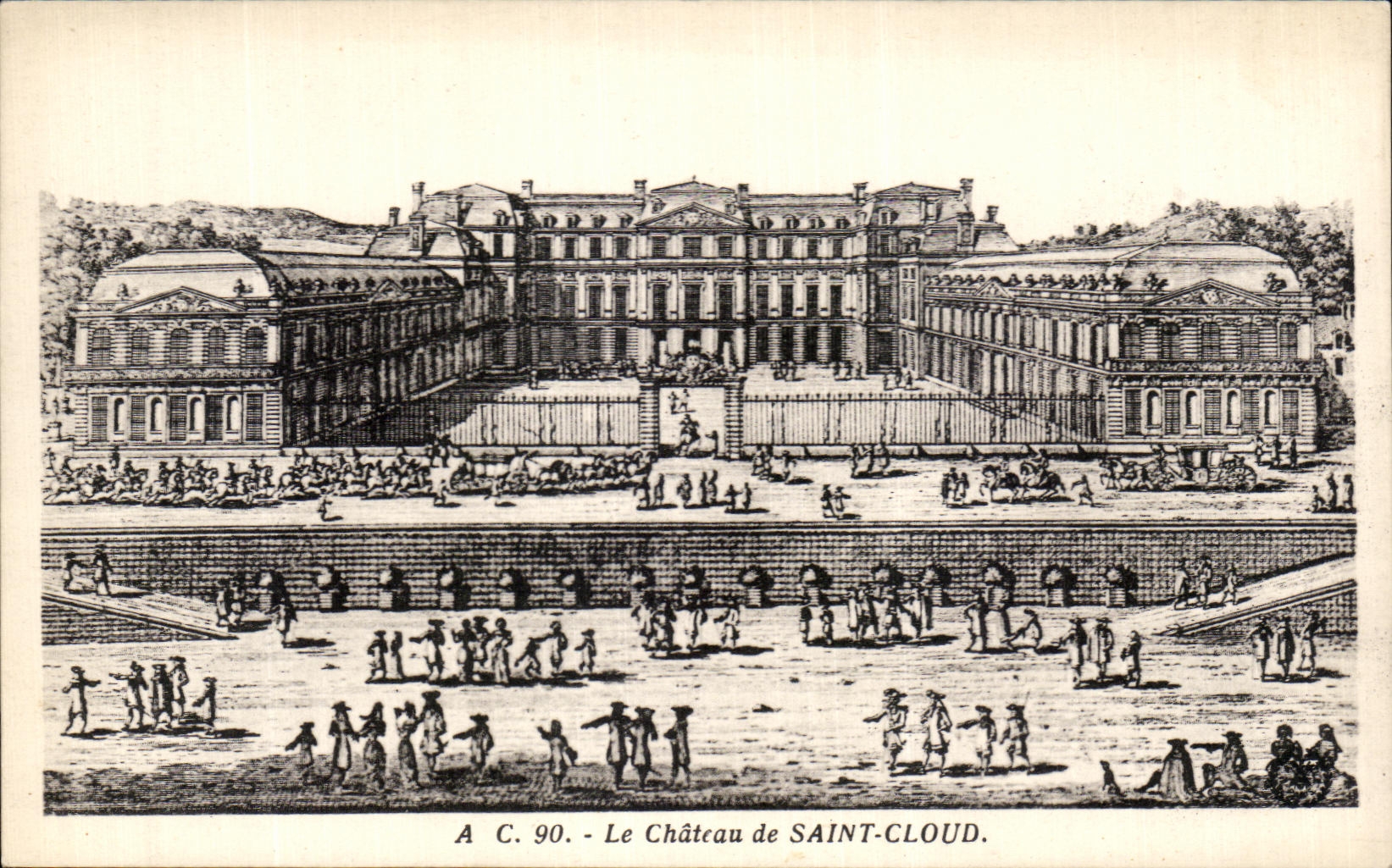 CPA Le Chateau De Saint Cloud