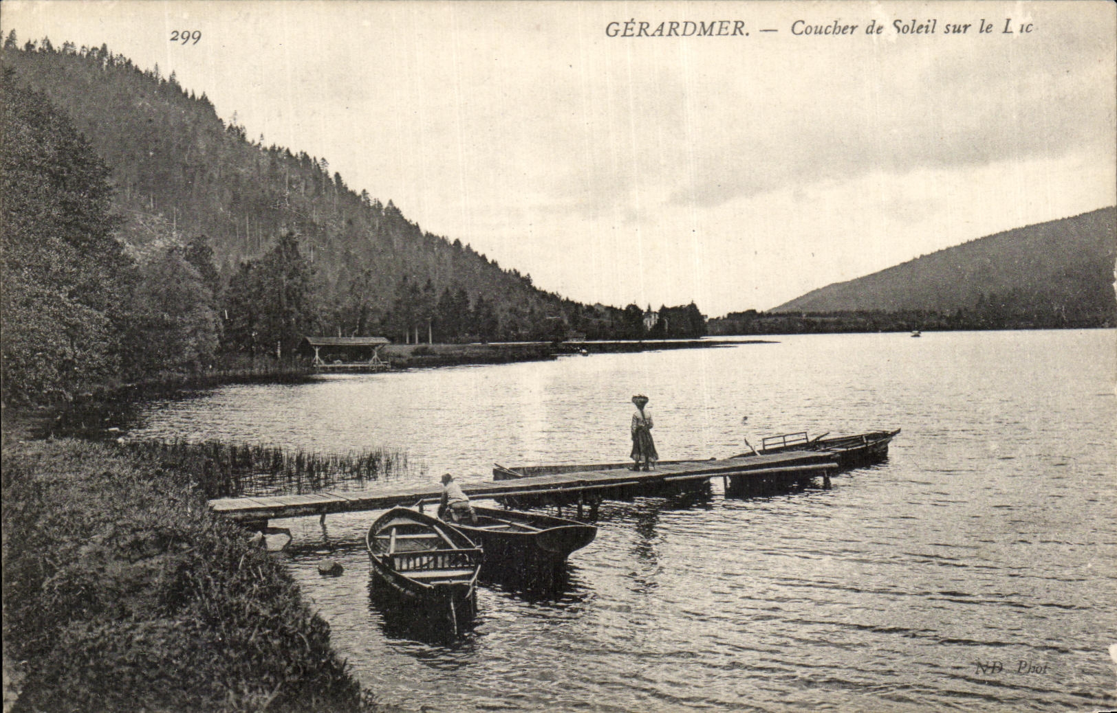 CPA Gerardmer Sunset On the lake