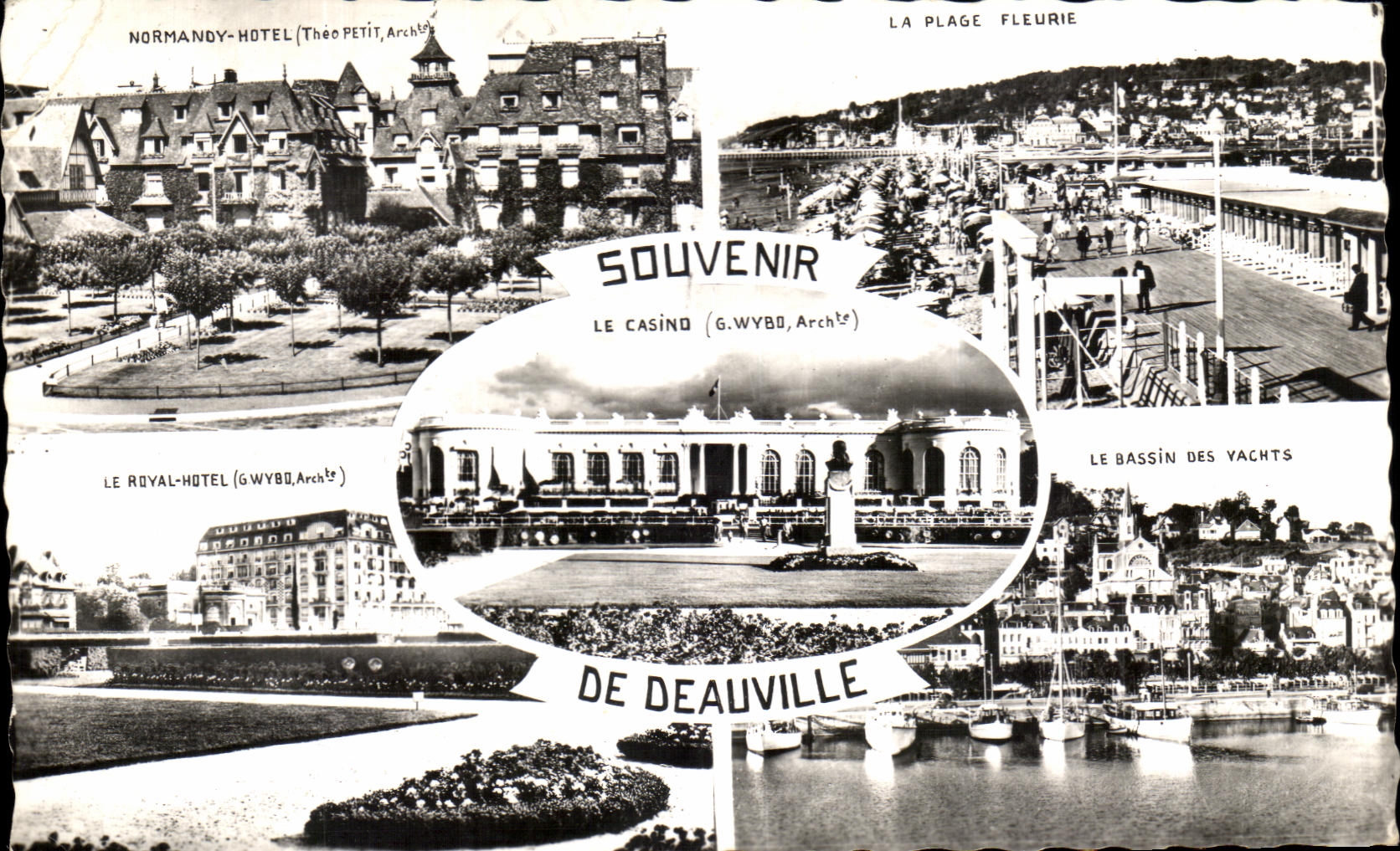 CPA Souvenir De Deauville