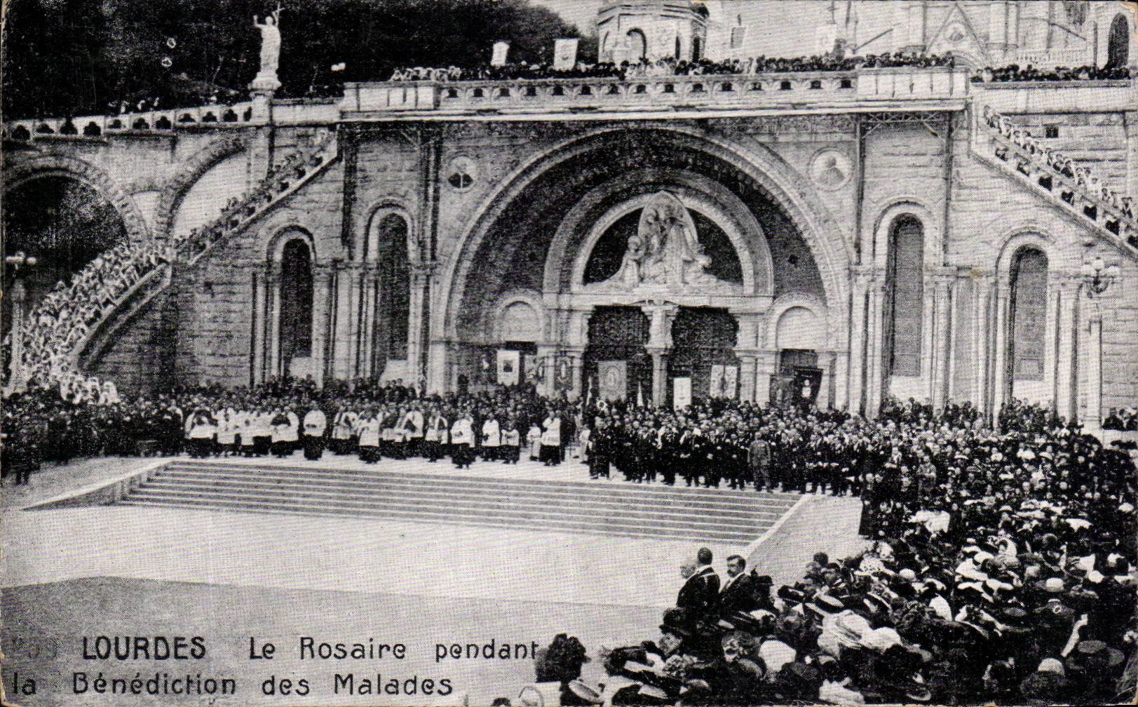 CPA Lourdes Rosary During Blessing of the Patients