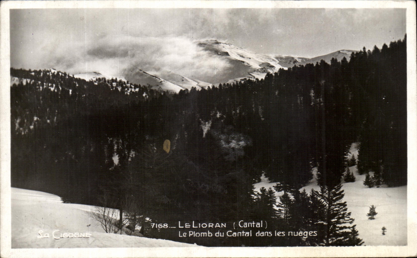 CPA Lioran the Lead Of the Cantal in the Clouds