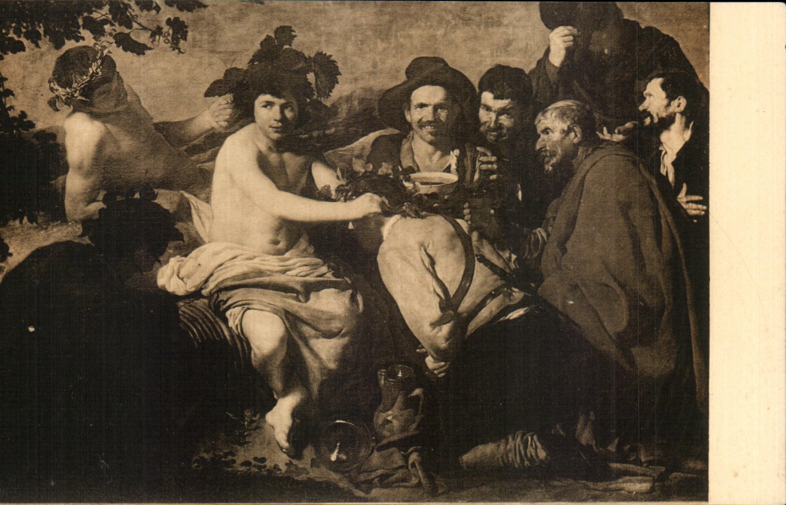 CPA Los Borrachos Velazquez Museo Del Prado Madrid