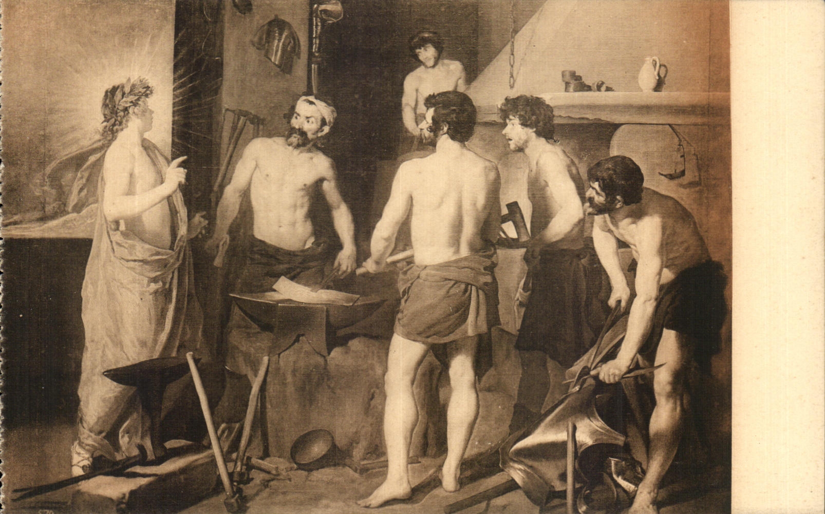 CPA Fragua de Vulcano Velazquez Museo Del Prado Madrid