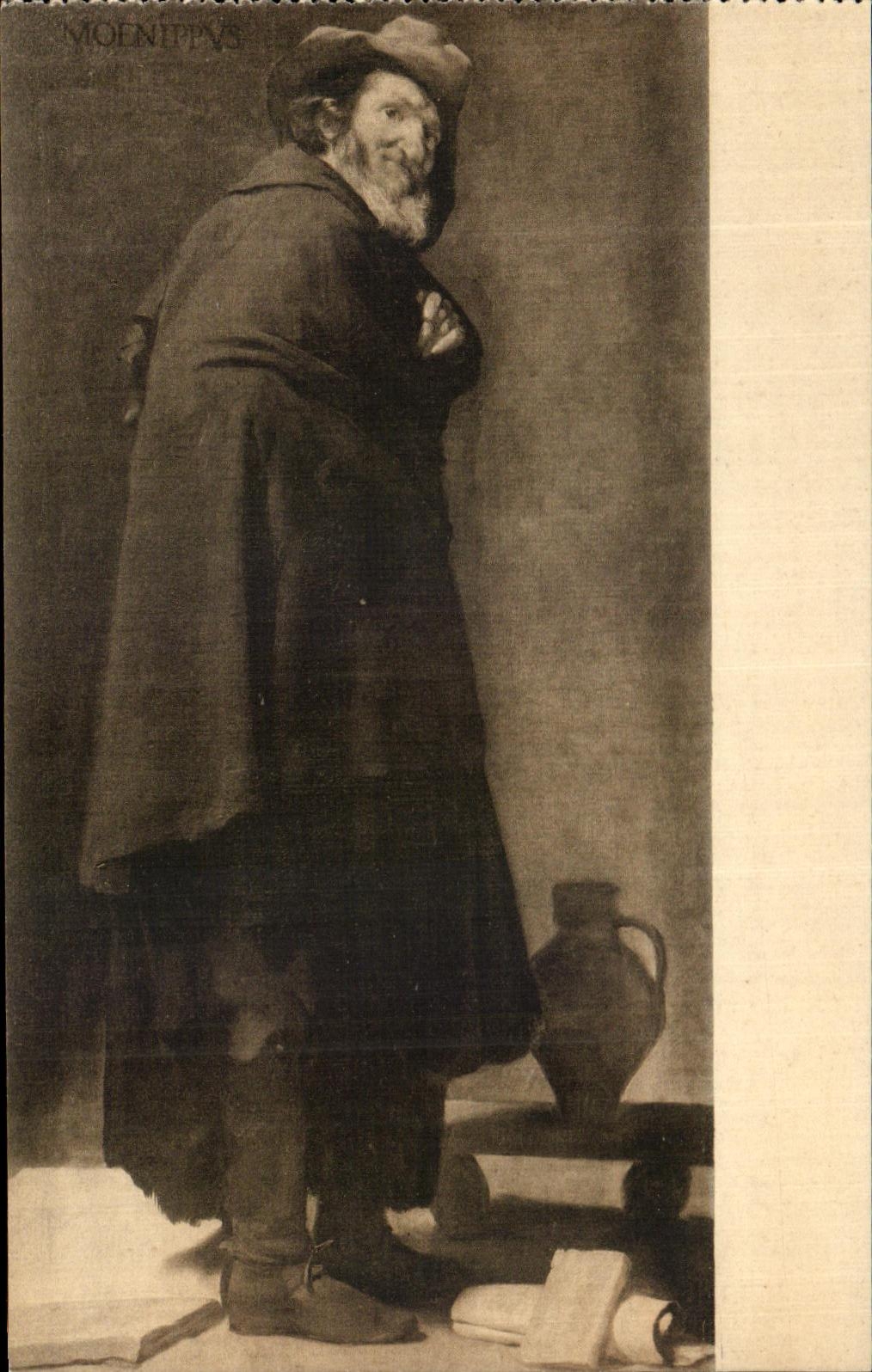 CPA Menipo Velazquez Museo Del Prado Madrid