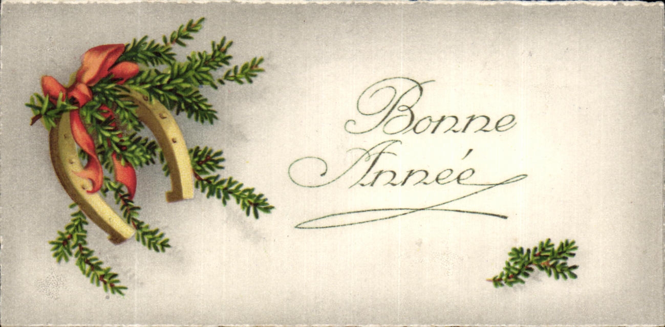 CPA Fantaisie Bonne Heureuse Annee