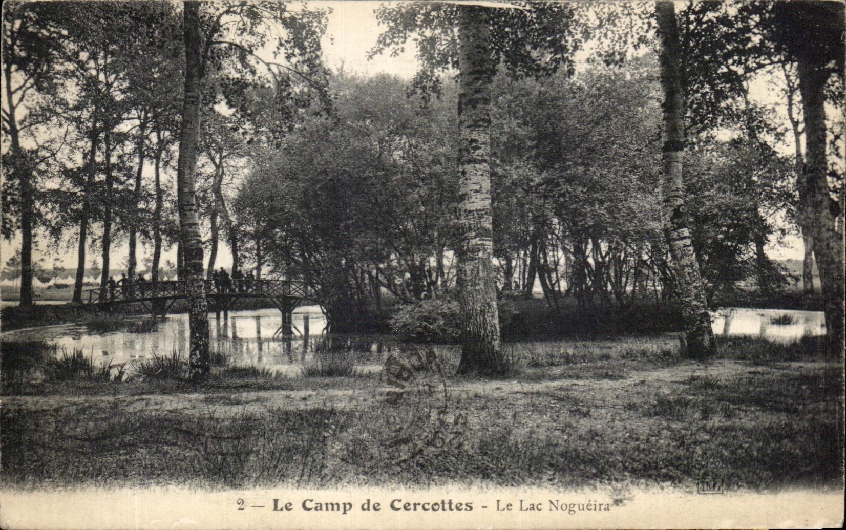 CPA Camp De Cercottes the Lake Nogueira