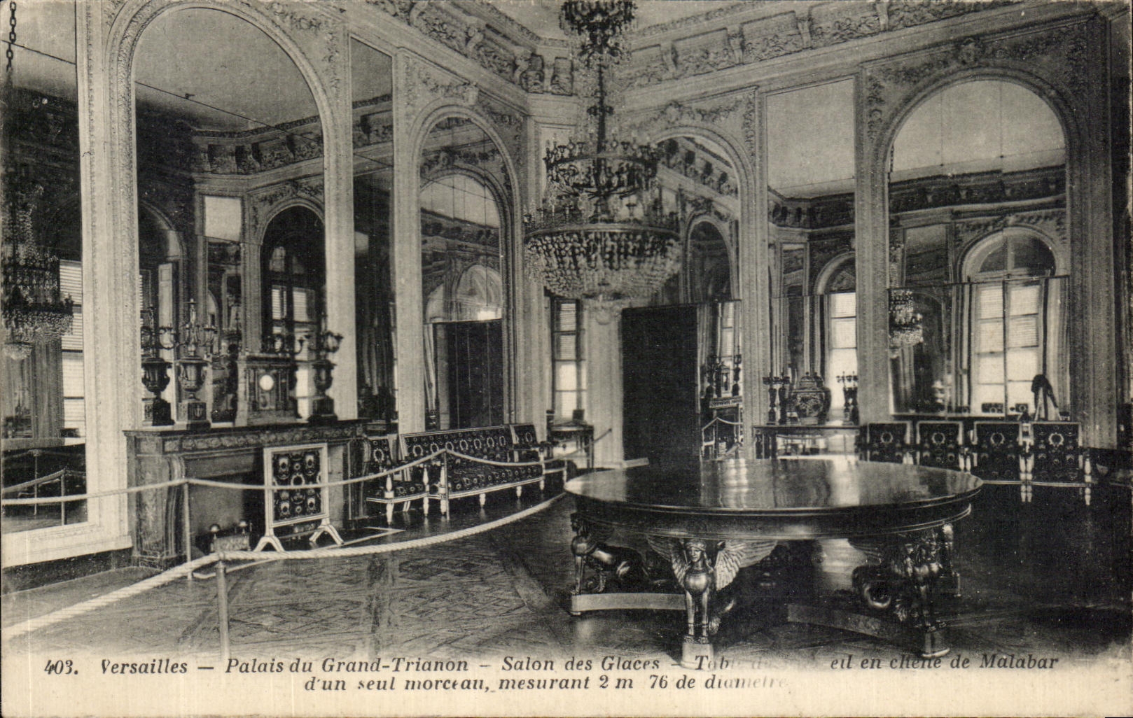 CPA Versailles Palais du Grand Trianon Salon des Glaces 