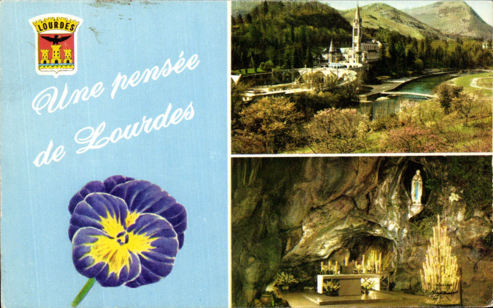 CPA a Pensee De Lourdes