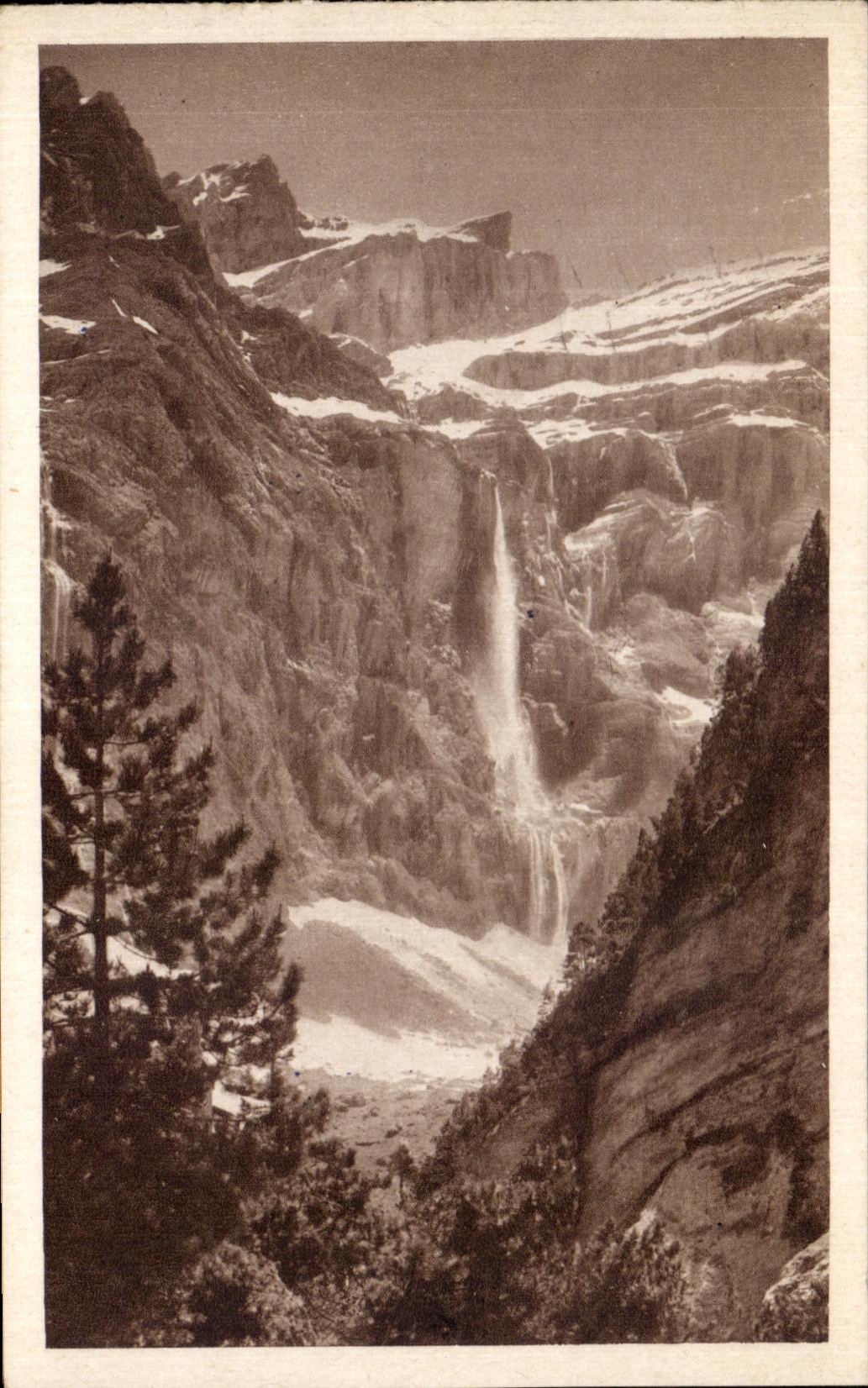 CPA Gavarnie the Large Cascade