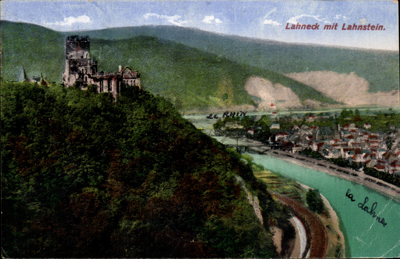 CPA Lahneck Mit Lahnstein