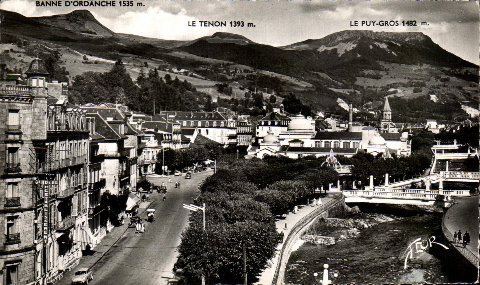 CPA Hamper D' Ordanche the Tenon Large Puy Bourboule
