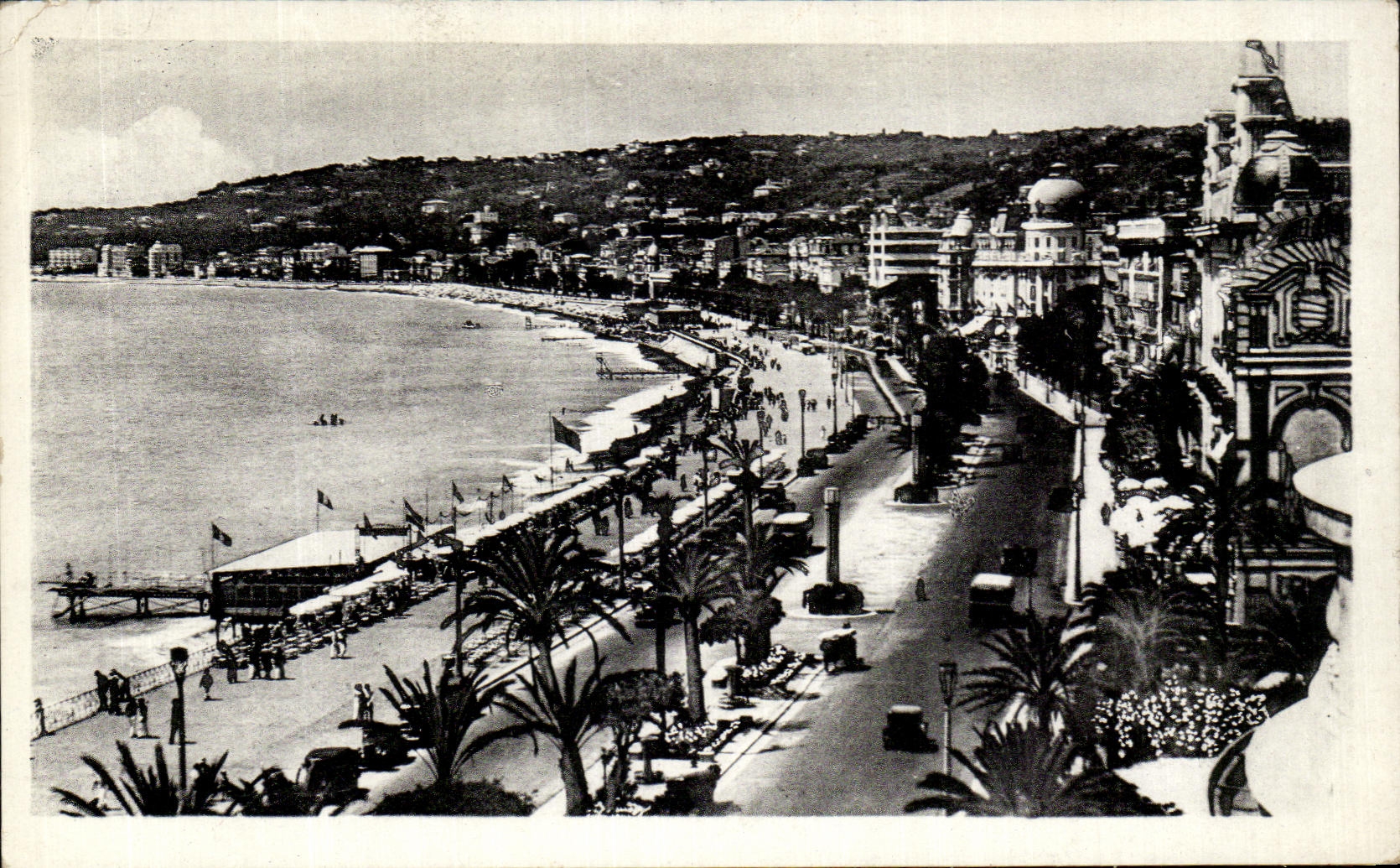 Niza de CPA vista del hotel de Ruhl