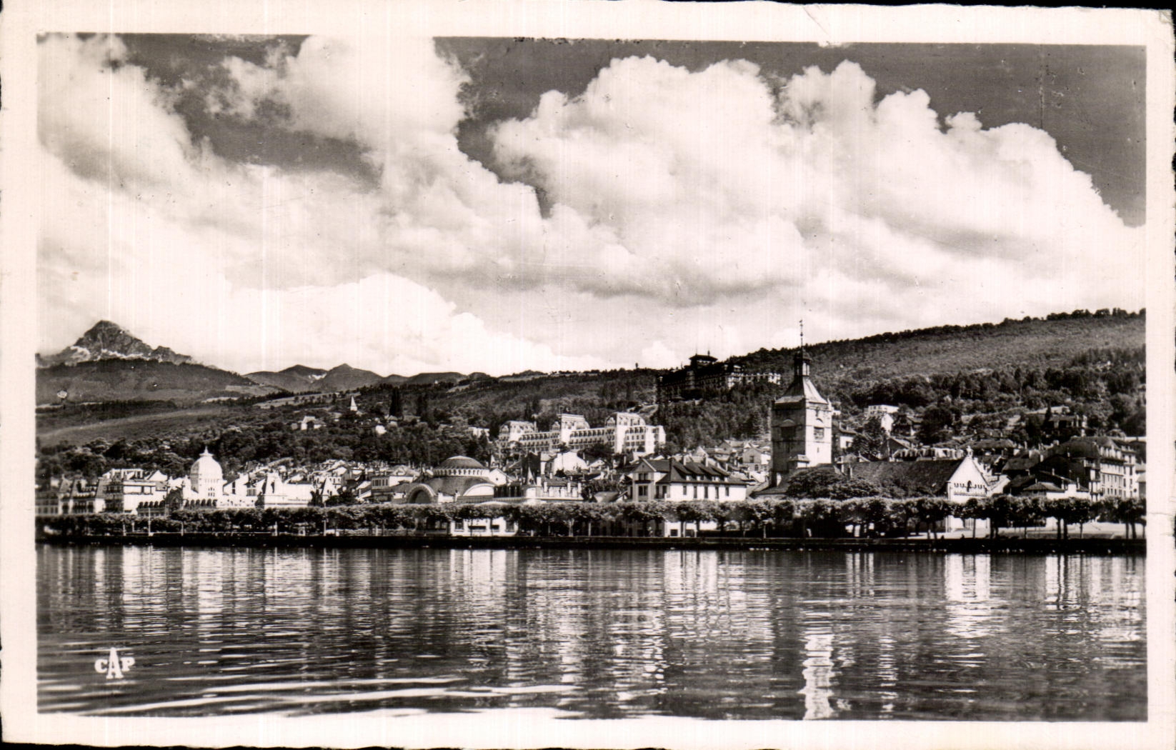 CPA Evian Les Bains Seen from Of the Lake