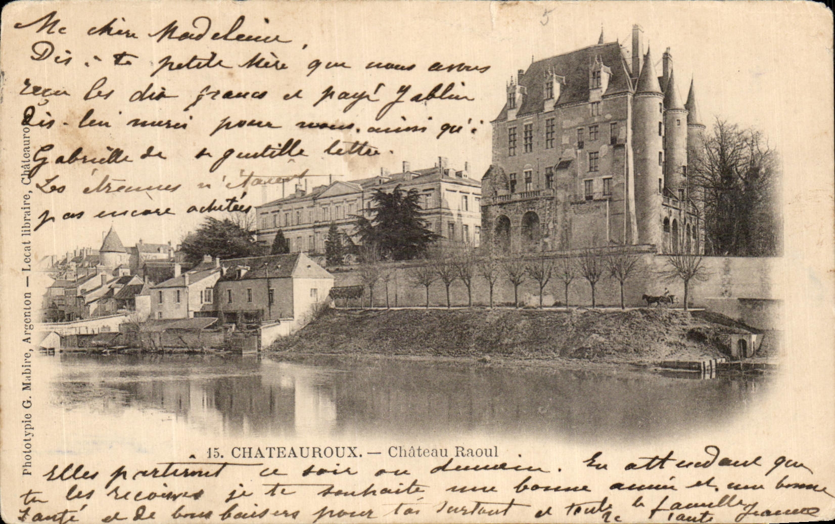 CPA Chateauroux Raoul Castle