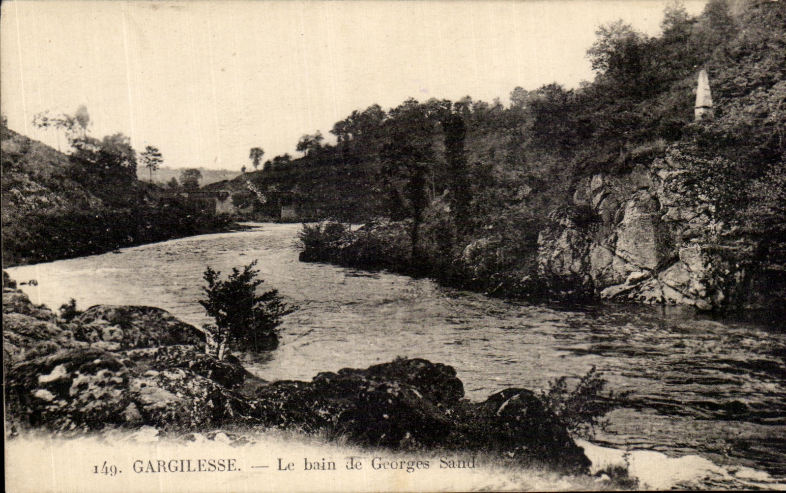 CPA Gargilesse the Bath of Georges Sand
