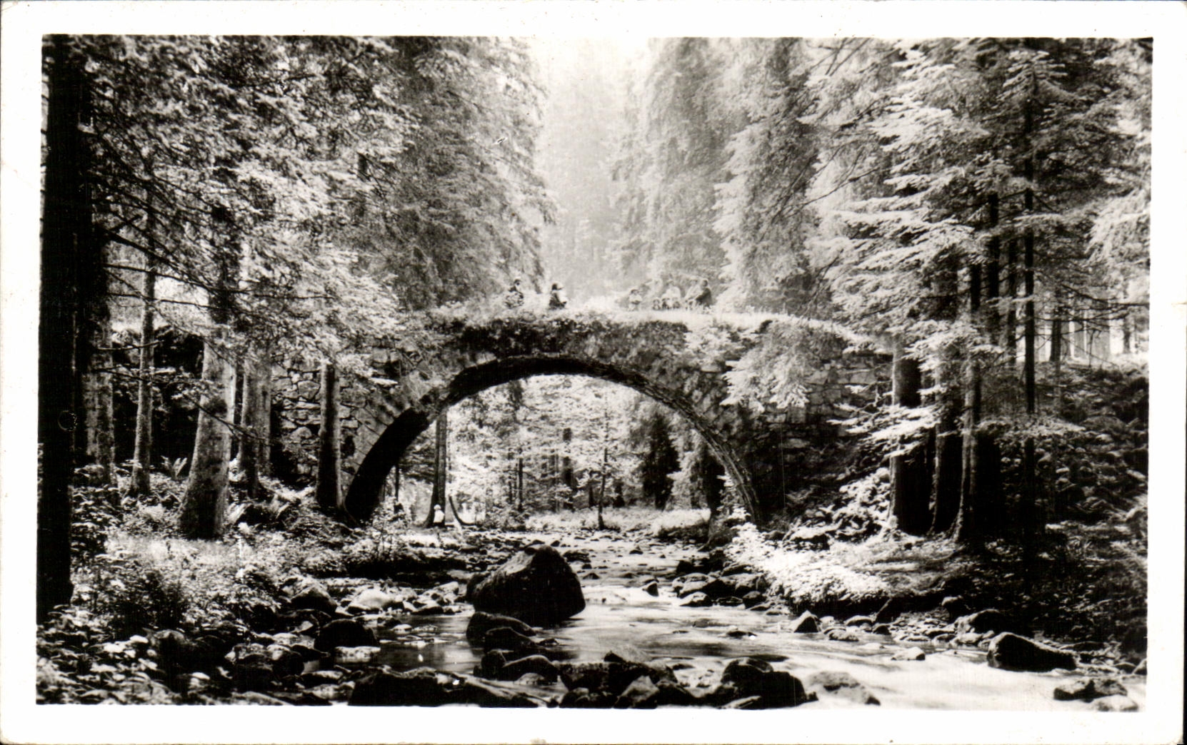 CPA Surroundings Of Hohneck the Bridge of the Fairies