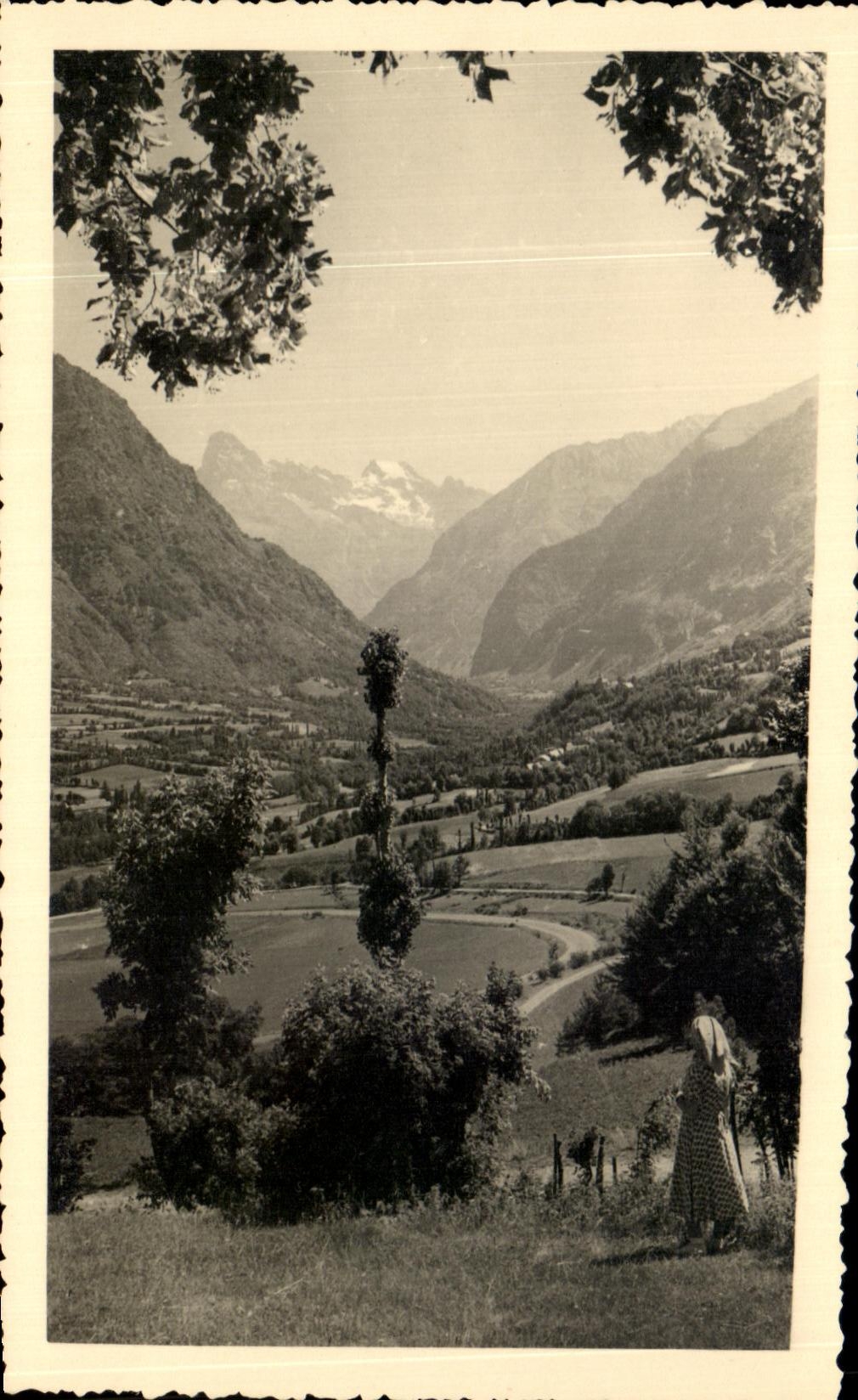 CPA Mountains the High Garonne