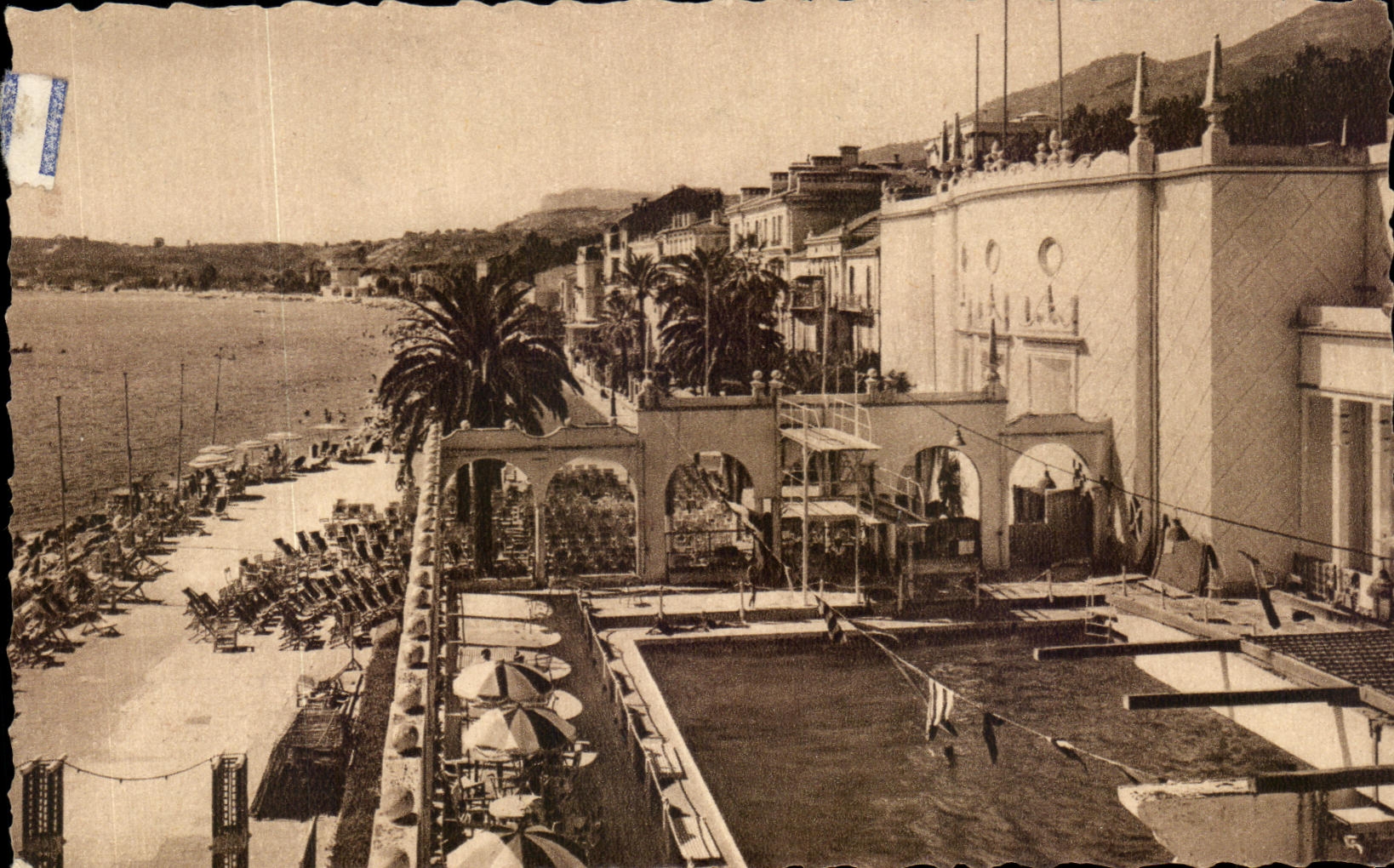 CPA Menton the Swimming pool of the Casino