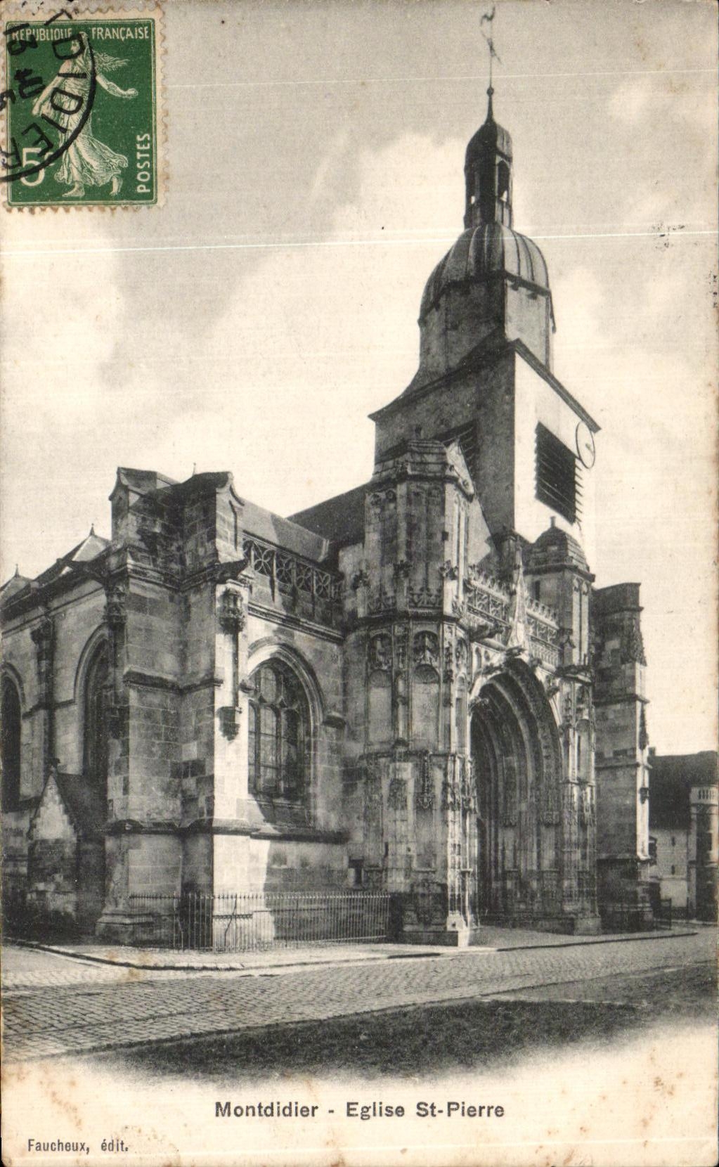 CPA Montdidier Church St Pierre