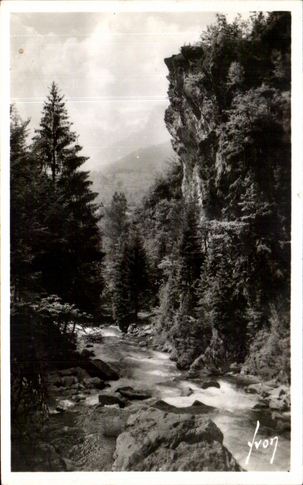 CPA Falls of Diosaz Hte Sav Rapids of Diosaz with far the chain from Fiz