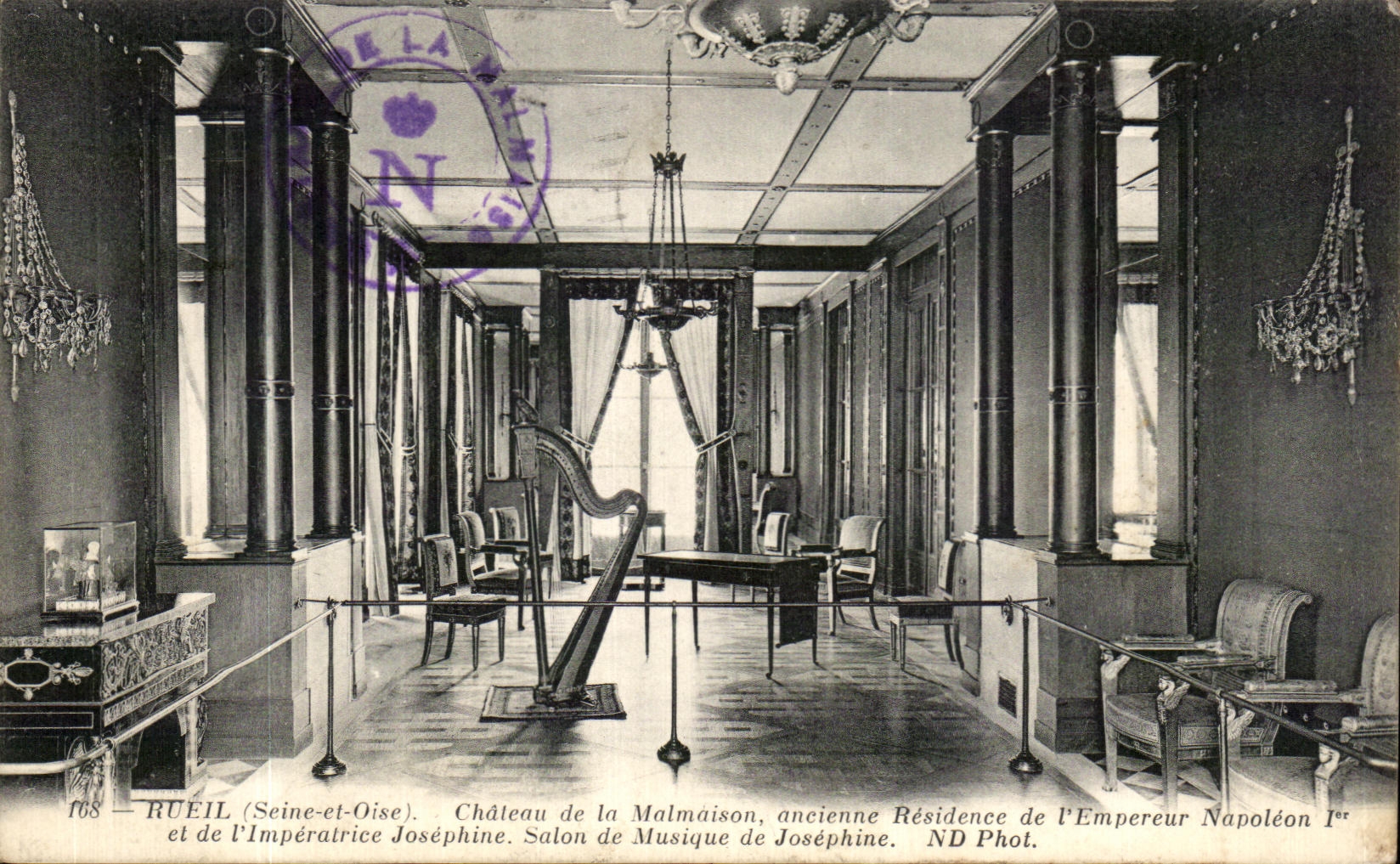 CPA Rueil Castle of Malmaison old Residence of the Napoleon Emperor 1st and the empress Josephine Music