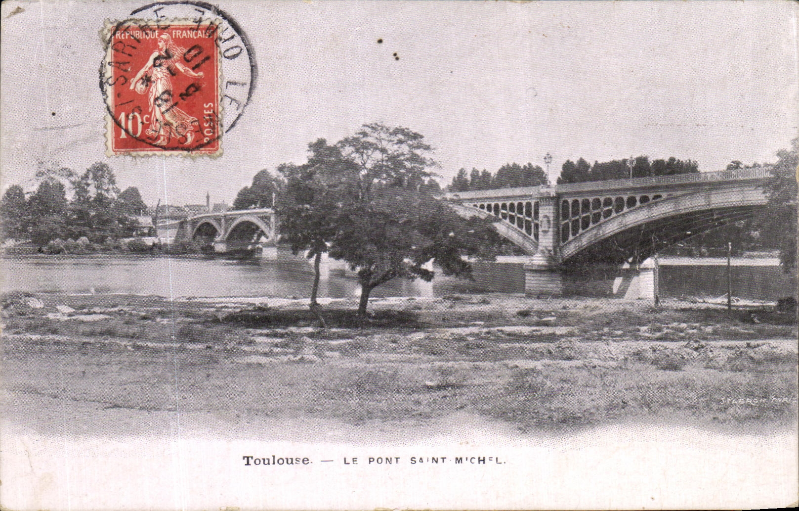 CPA Toulouse Le Pont Saint Michel