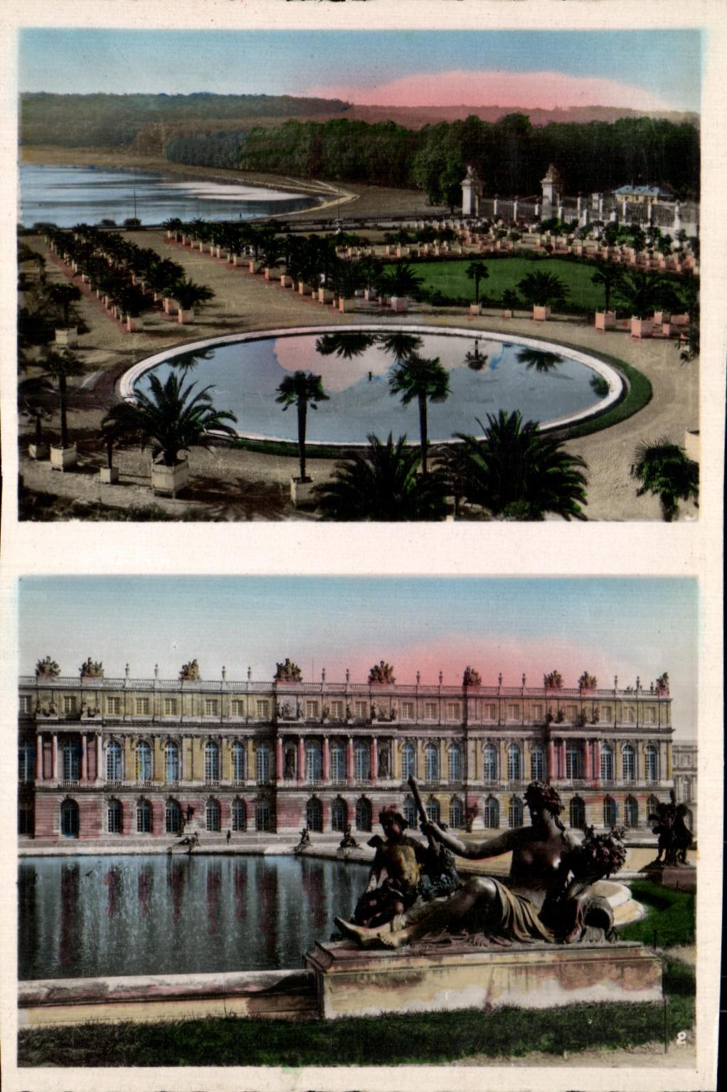 CPA L'Orangerie Piece d'eau des Suisses Versailles