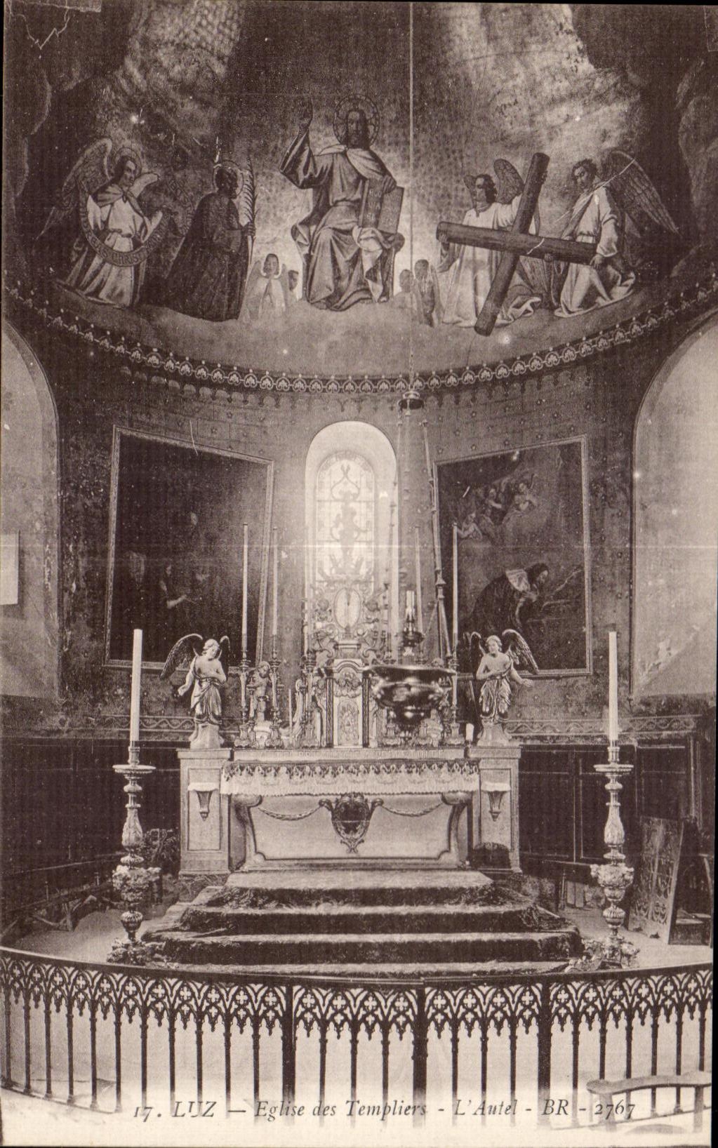 CPA Luz Church of Templiers the Furnace bridge