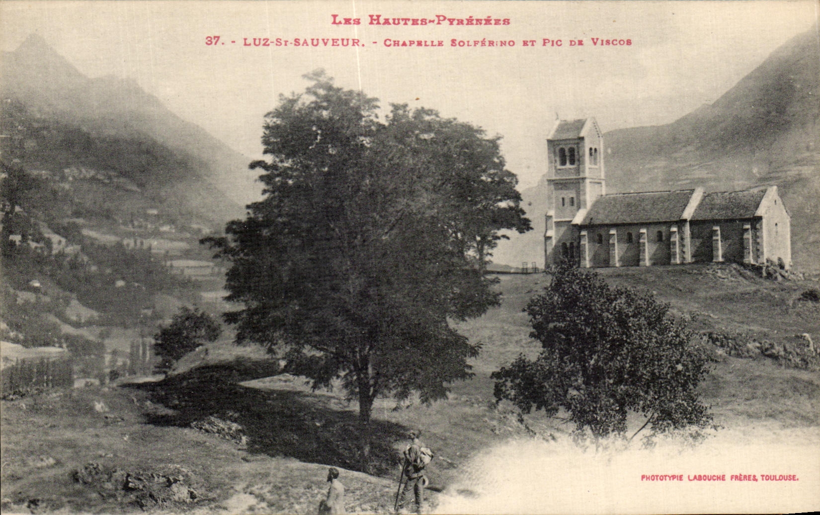 CPA Luz Saint Saver Vault Solferino And Pic De Vicsos