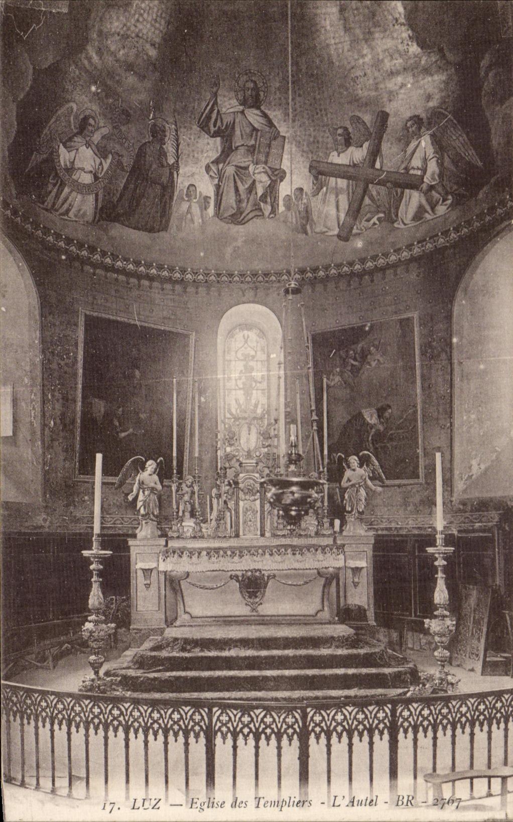 CPA Luz Church of Templiers the Furnace bridge