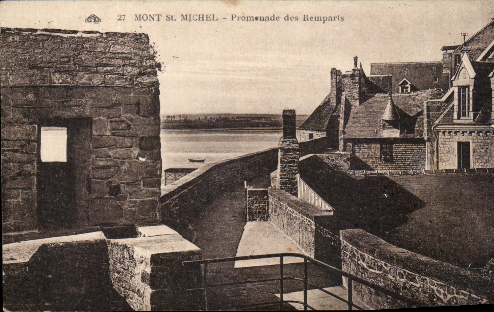 CPA Mount St Michel Walk of the Walls