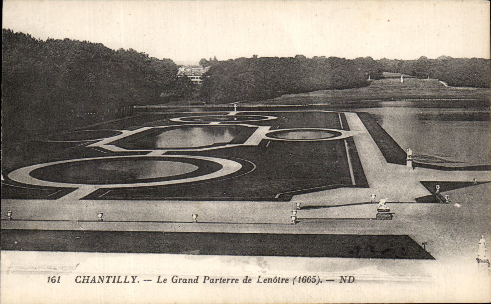 CPA Chantilly Le Grand Parterre de Lenotre