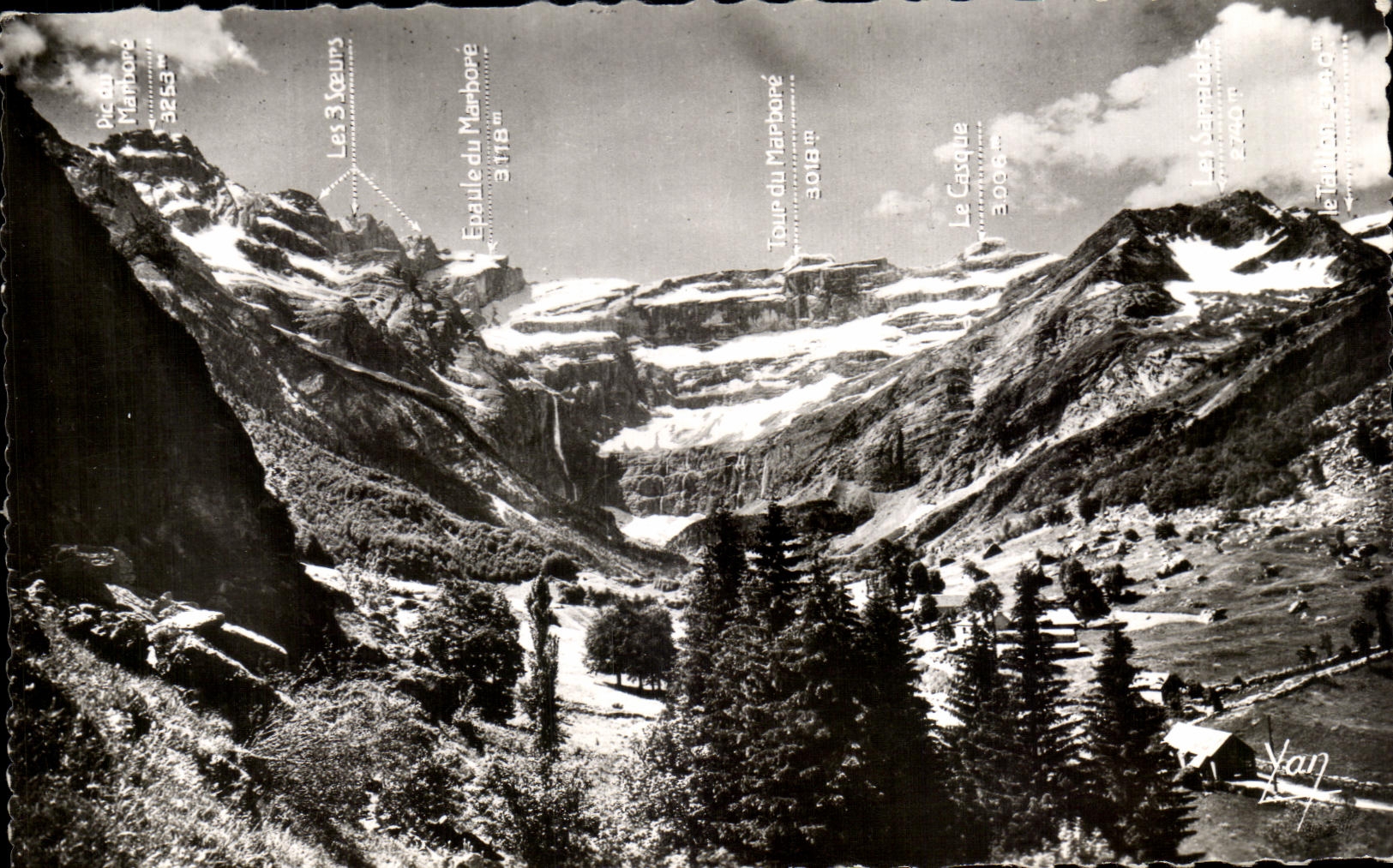 CPA Gavarnie the Summit Dominating the Circus